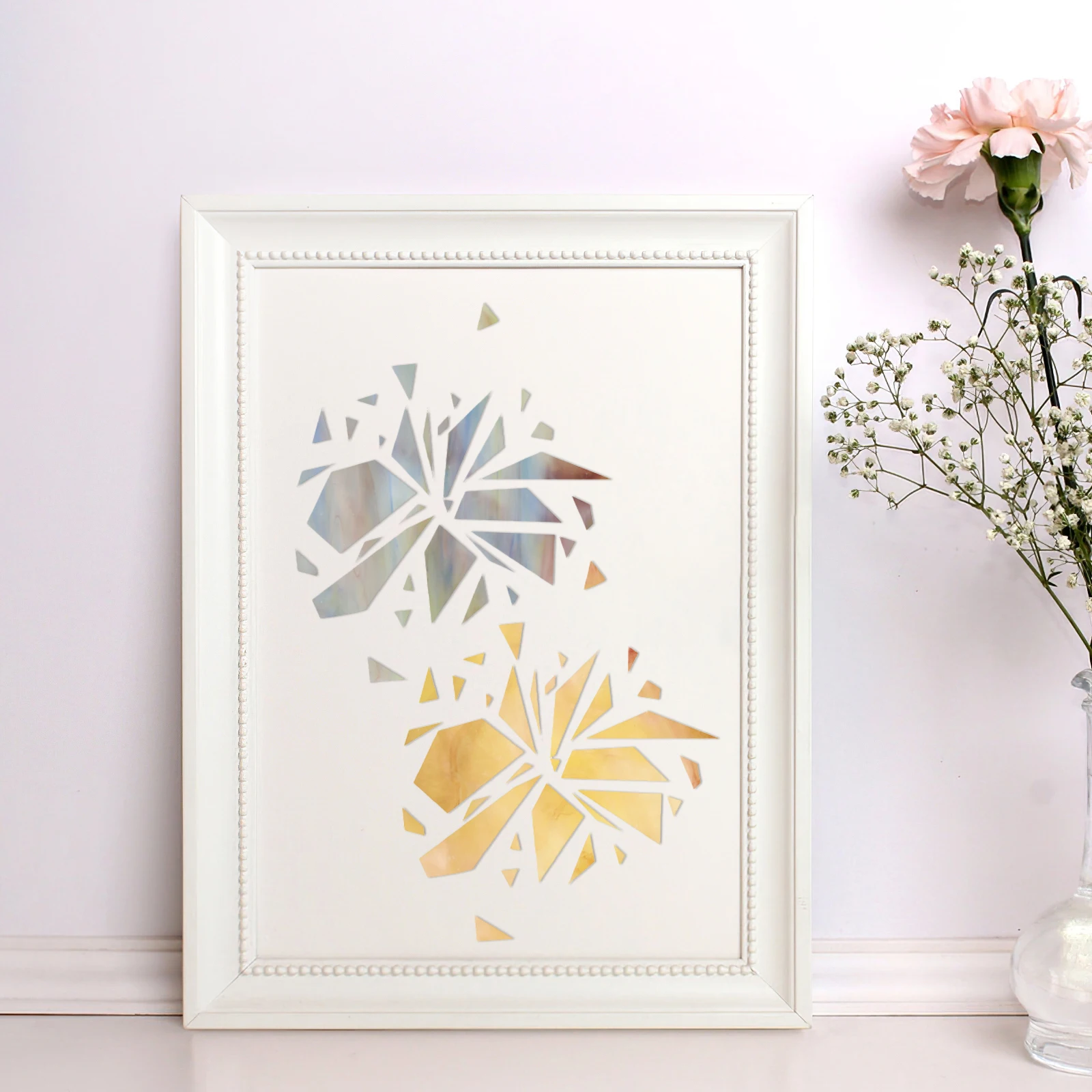 2Pcs Cathedral Mural Glass Sheets Stained Glass Tiles for DIY Crafts Decorative Mosaics Art Home Garden Wall Decoration
2Pcs Cathedral Mural Glass Sheets Stained Glass Tiles for DIY Crafts Decorative Mosaics Art Home Garden Wall Decoration