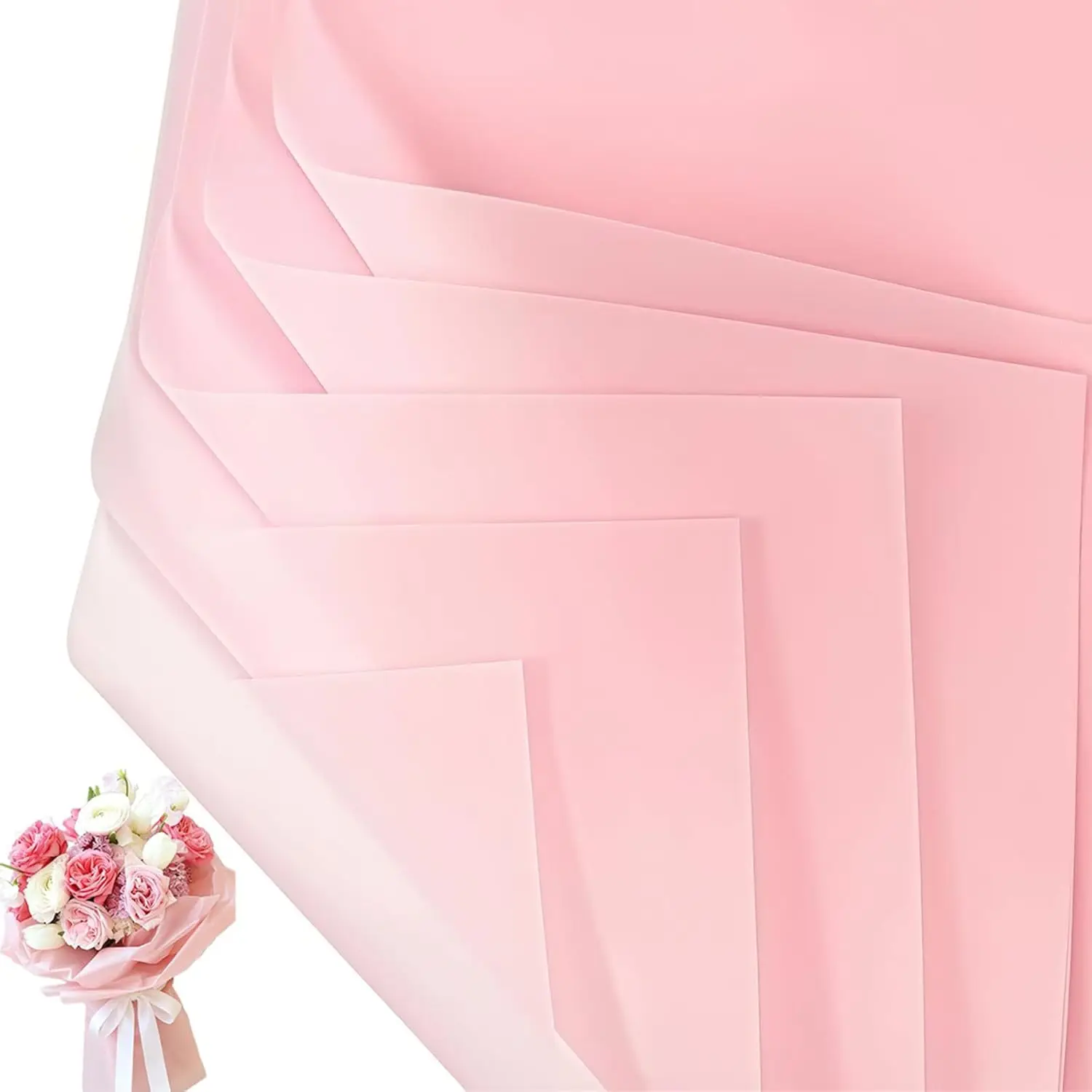 Jutieuo 20 Sheets Pink Flower Wrapping Paper, Waterproof Translucent Korean Floral Paper for Flower Bouquet Wraps Gift Packaging Florist Supplies (22.8 x 22.8 inch)
Jutieuo 20 Sheets Pink Flower Wrapping Paper, Waterproof Translucent Korean Floral Paper for Flower Bouquet Wraps Gift Packaging Florist Supplies (22.8 x 22.8 inch)