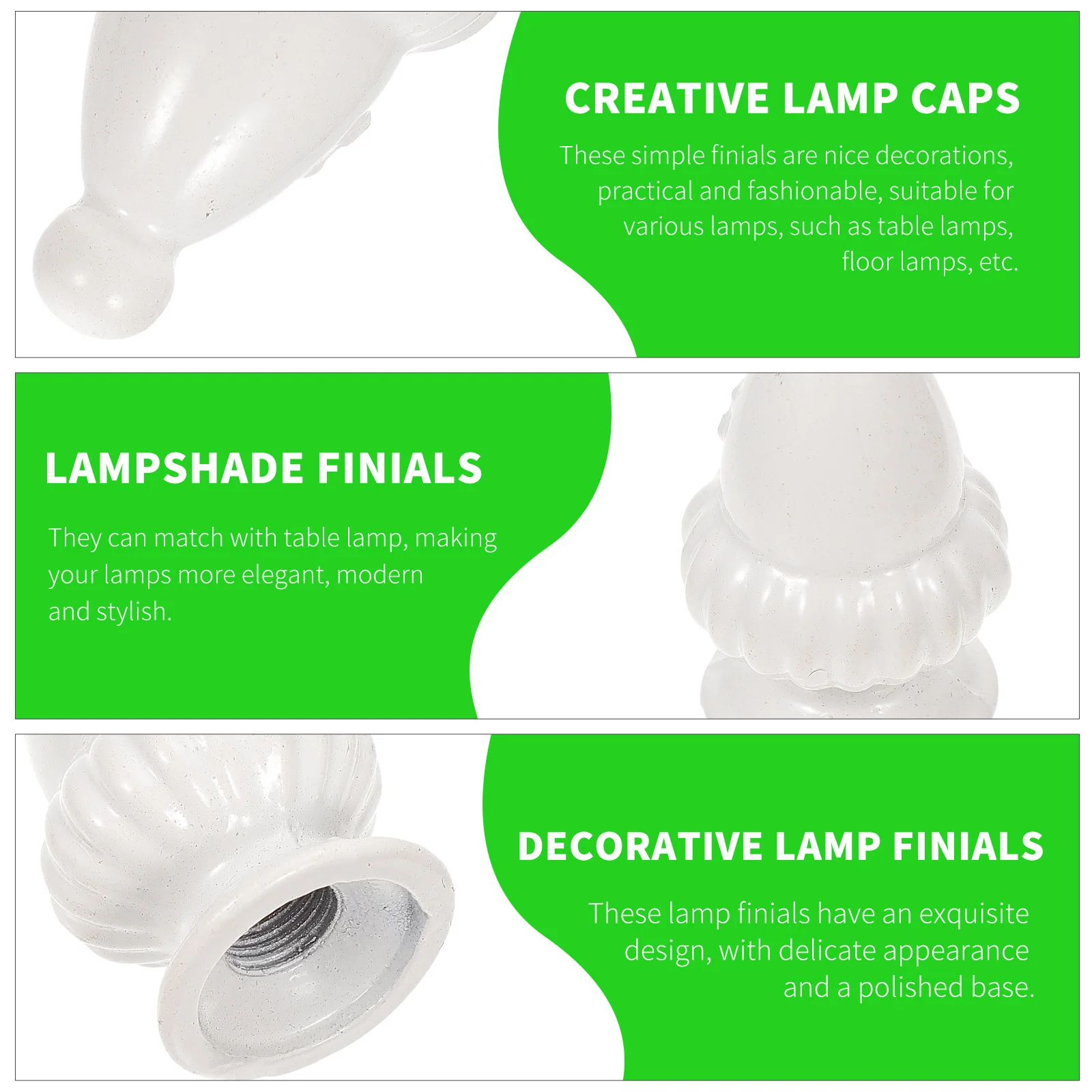 2pcs Finial Decor Elegant Lampshade Knob For Table Lamp Floor Lamp Modern Light Caps Knob Home Lighting Accessory
2pcs Finial Decor Elegant Lampshade Knob For Table Lamp Floor Lamp Modern Light Caps Knob Home Lighting Accessory