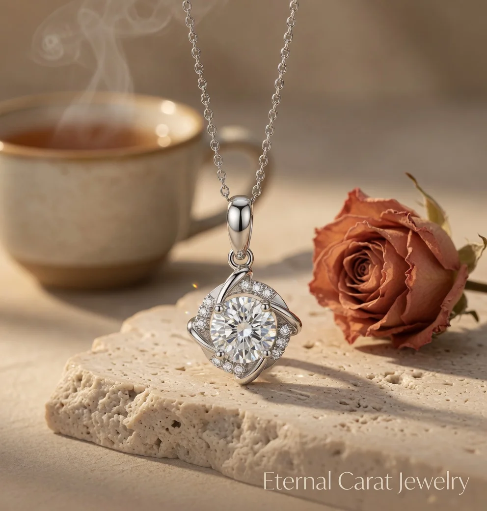 Mother's Day Gift PT950 Platinum Moissanite Windmill Swirl Vortex Pendant Necklace for Mom Light Luxury Clavicle Chain Jewelry
Mother's Day Gift PT950 Platinum Moissanite Windmill Swirl Vortex Pendant Necklace for Mom Light Luxury Clavicle Chain Jewelry