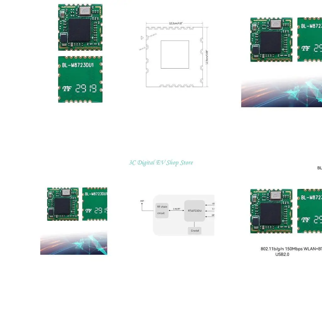 E74D 2 in 1 USB Wireless Adapter Module RTL8723DU 6223E-UUD Wireless Networkig Adapter 2.4Ghz WIFI Bluetoothcompatible4.2
E74D 2 in 1 USB Wireless Adapter Module RTL8723DU 6223E-UUD Wireless Networkig Adapter 2.4Ghz WIFI Bluetoothcompatible4.2
