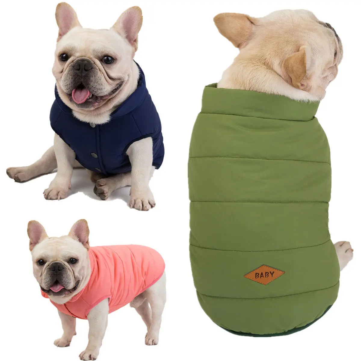 Pet Clothes Dog Clothes Bulldog Pekingese Shar Pei Autumn and Winter Clothes New Bulldog Cotton Vest
Pet Clothes Dog Clothes Bulldog Pekingese Shar Pei Autumn and Winter Clothes New Bulldog Cotton Vest