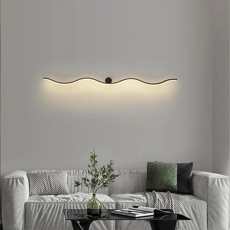 Art Wall Lamp Installation Minimalist Long Strip Simple Living Bedroom Modern Lamp TV Background Wall Grille LED Wall Light
Art Wall Lamp Installation Minimalist Long Strip Simple Living Bedroom Modern Lamp TV Background Wall Grille LED Wall Light