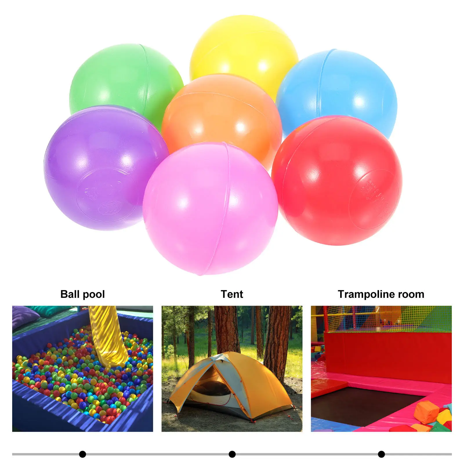 50Pcs Colored Balls for Ball Pit Playpen Kids Swimming Pool Bath Bulk Small Balls Swimming Pool Toy
50Pcs Colored Balls for Ball Pit Playpen Kids Swimming Pool Bath Bulk Small Balls Swimming Pool Toy