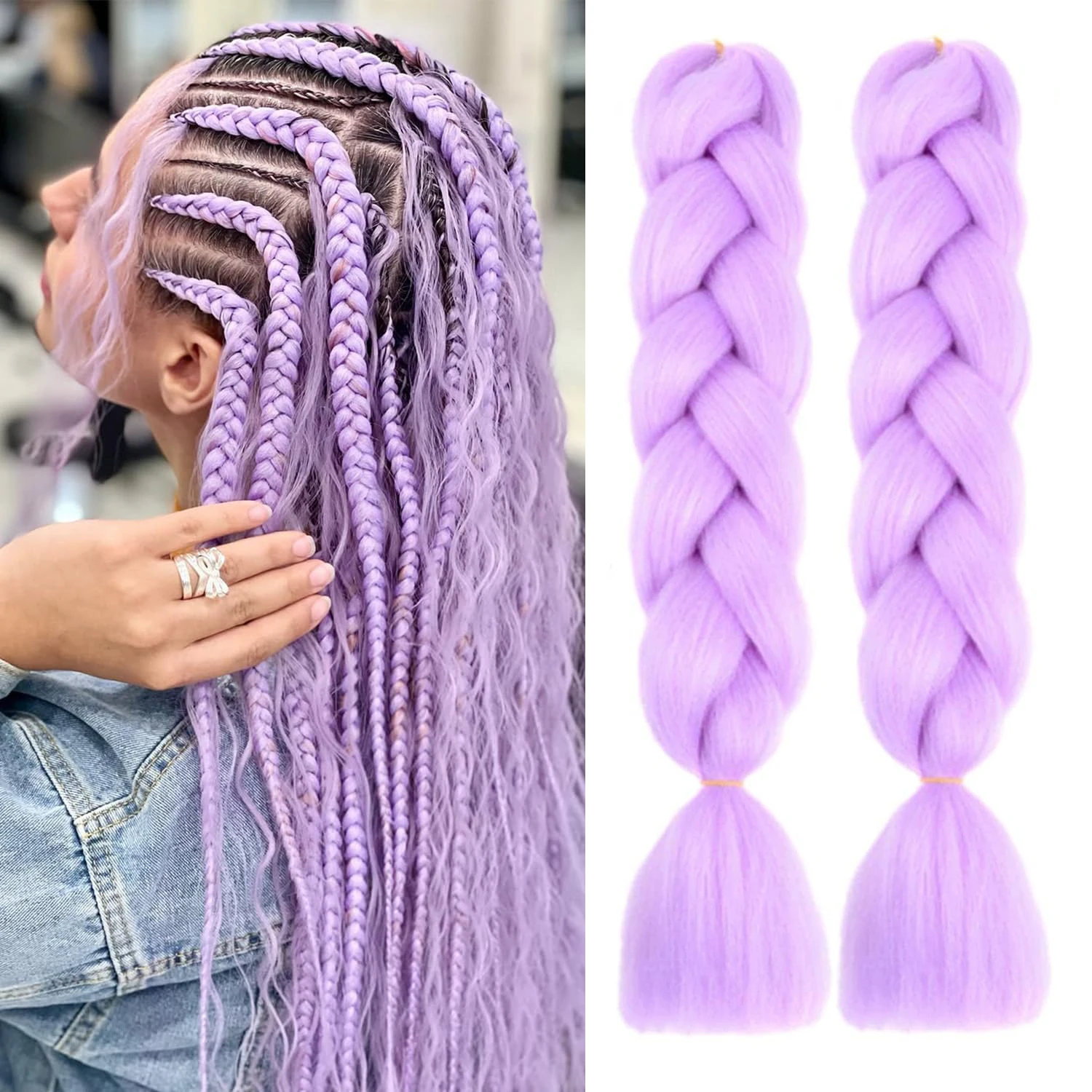 Синтетические гигантские косички для волос 24 дюйма, фиолетовые плетения волос, предварительно растянутые цветные наращивание волос для женщин, косплей, плетение волос
Синтетические гигантские косички для волос 24 дюйма, фиолетовые плетения волос, предварительно растянутые цветные наращивание волос для женщин, косплей, плетение волос