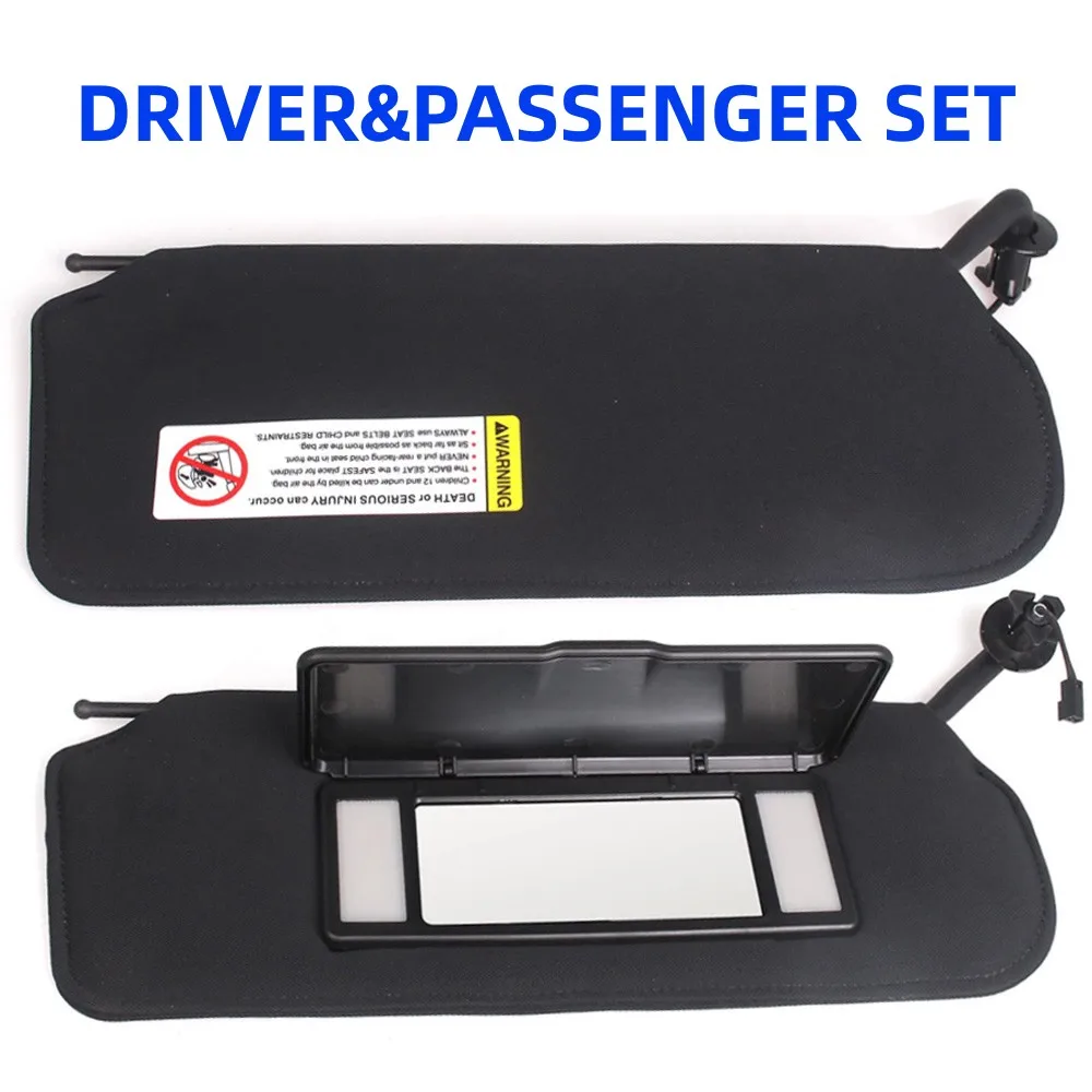 For 1997-2004 Corvette Sun Visor Vanity Mirror C5 Black Sunvisors Pair Shaded
For 1997-2004 Corvette Sun Visor Vanity Mirror C5 Black Sunvisors Pair Shaded