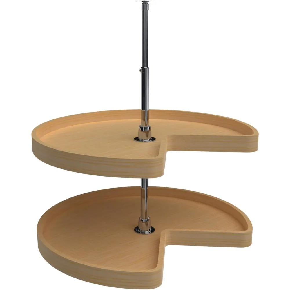 Rev-A-Shelf Dual Shelves Kidney-Shape 28" Lazy Susan Organizer for Lower Corner & Base Kitchen Cabinets, Turntable Home Storage,
Rev-A-Shelf Dual Shelves Kidney-Shape 28" Lazy Susan Organizer for Lower Corner & Base Kitchen Cabinets, Turntable Home Storage,