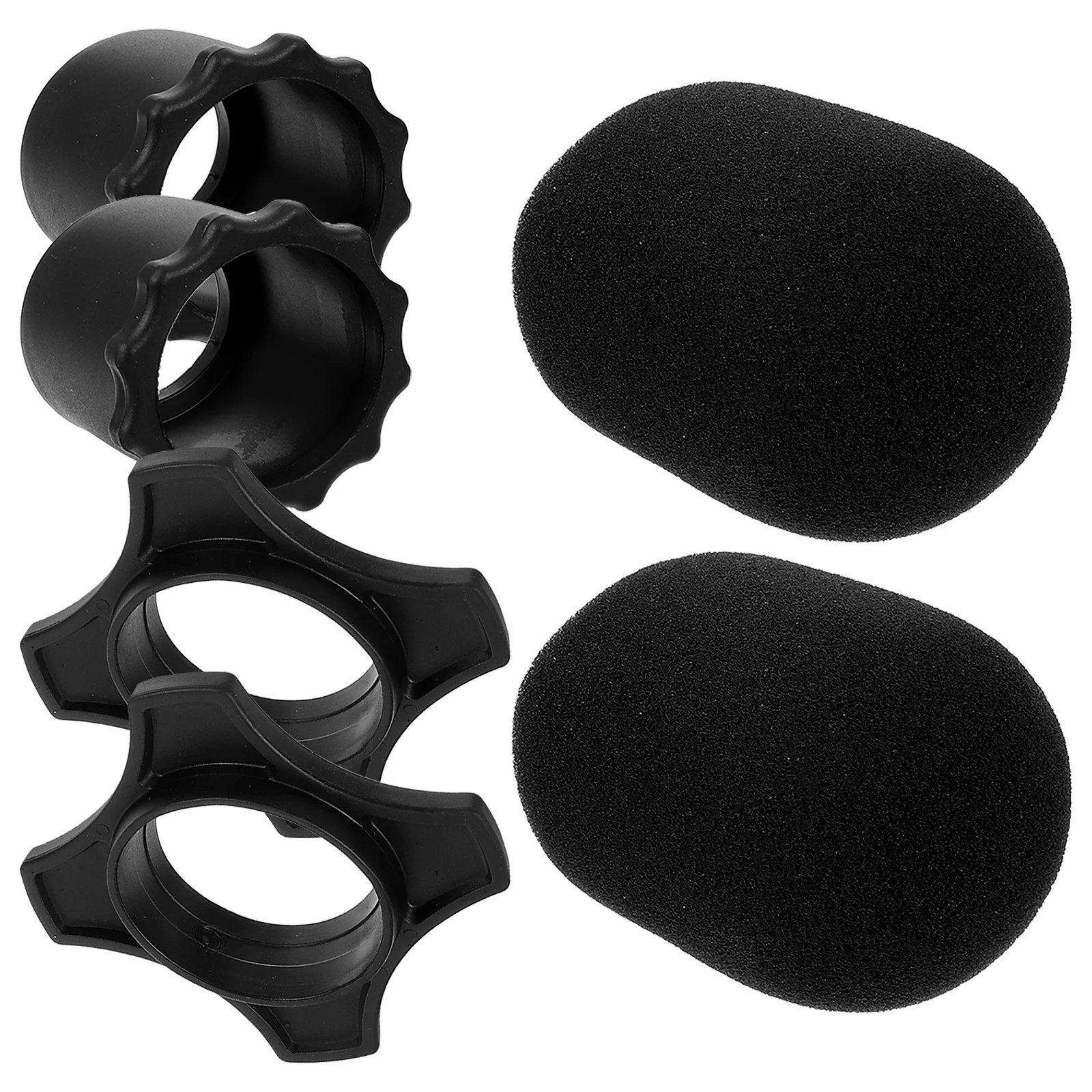 Holder Microphone Cover Sponge Protective Outdoor and Indoor Anti-fall Thickened Ktv Pop-proof (black Three-piece Set) 6pcs
Holder Microphone Cover Sponge Protective Outdoor and Indoor Anti-fall Thickened Ktv Pop-proof (black Three-piece Set) 6pcs