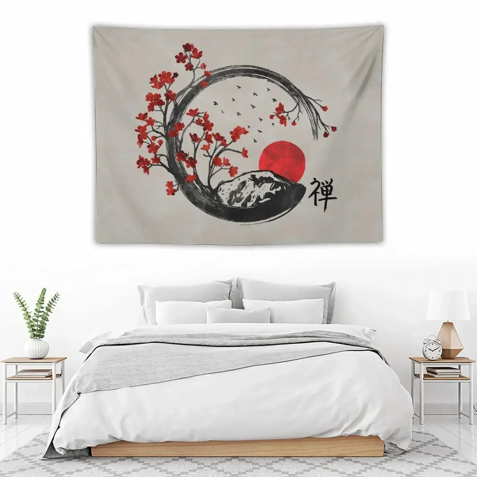 Zen Enso Circle and Sakura Branches Tapestry Carpet On The Wall Aesthetic Decoration Tapestry
Zen Enso Circle and Sakura Branches Tapestry Carpet On The Wall Aesthetic Decoration Tapestry