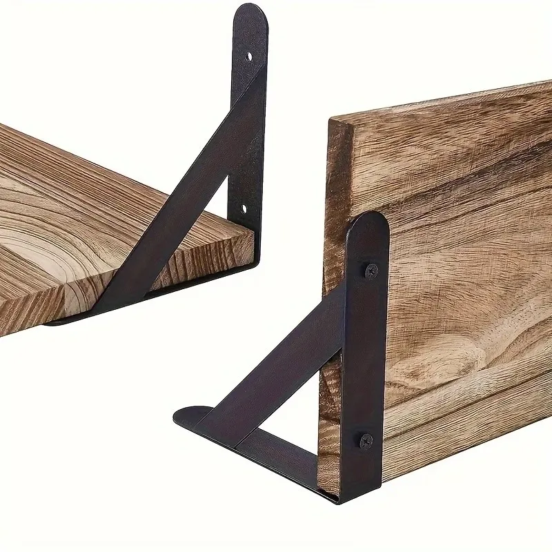 2-Pack Wood Floating Shelves, Contemporary Wall Mounted Storage for Various Room Types - Versatile Hanging Organizer
2-Pack Wood Floating Shelves, Contemporary Wall Mounted Storage for Various Room Types - Versatile Hanging Organizer