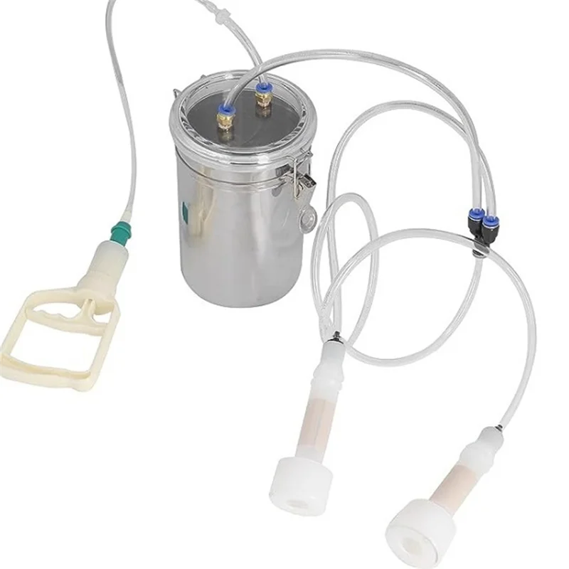 ABRS-Manual Milking Machine 2000Ml Effort Saving Cow Milking Machine Cow Hand Vacuum Pump Portable Milking For Milk Plant
ABRS-Manual Milking Machine 2000Ml Effort Saving Cow Milking Machine Cow Hand Vacuum Pump Portable Milking For Milk Plant