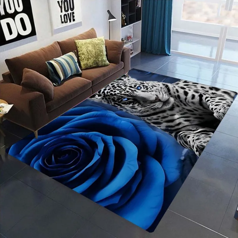 3D Animal Print Area Rug, Realistic Lion & Leopard Design Floor Mat for Living Room & Bedroom, Non-Slip No Shedding Home Decor
3D Animal Print Area Rug, Realistic Lion & Leopard Design Floor Mat for Living Room & Bedroom, Non-Slip No Shedding Home Decor