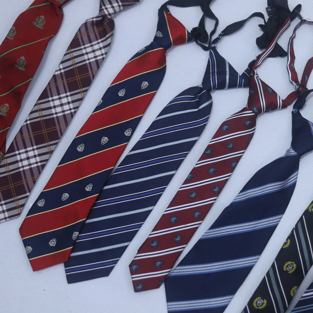 Japanese Style Plaid Tie Men's School Uniform Striped Tie No Tie Required Student Uniform Lazy Person's Tie LD6
Japanese Style Plaid Tie Men's School Uniform Striped Tie No Tie Required Student Uniform Lazy Person's Tie LD6