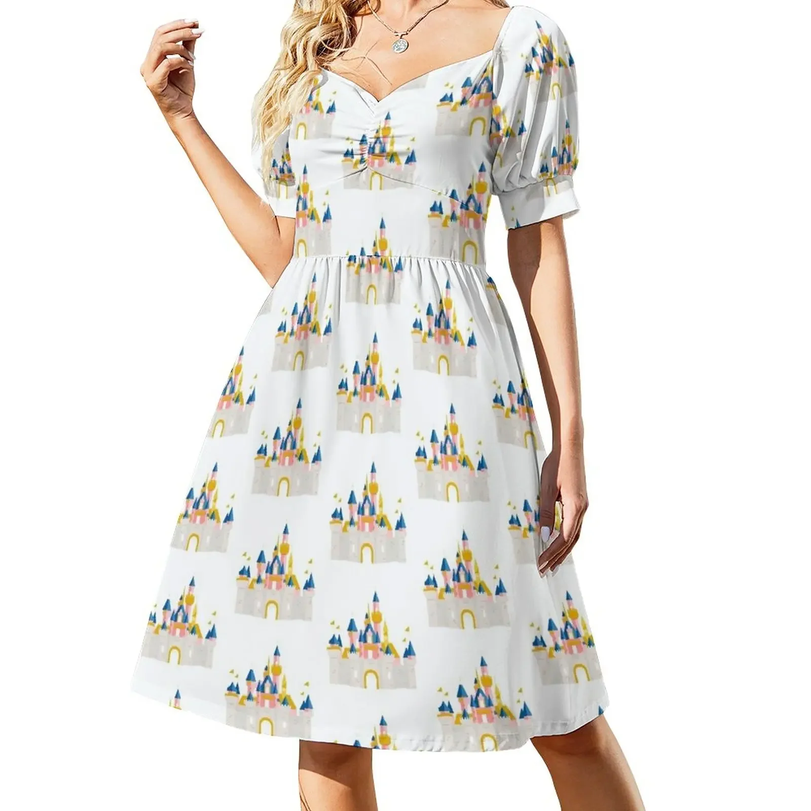 California Castle Short-Sleeved Dress women's evening dresses ladies dresses for special occasions
California Castle Short-Sleeved Dress women's evening dresses ladies dresses for special occasions