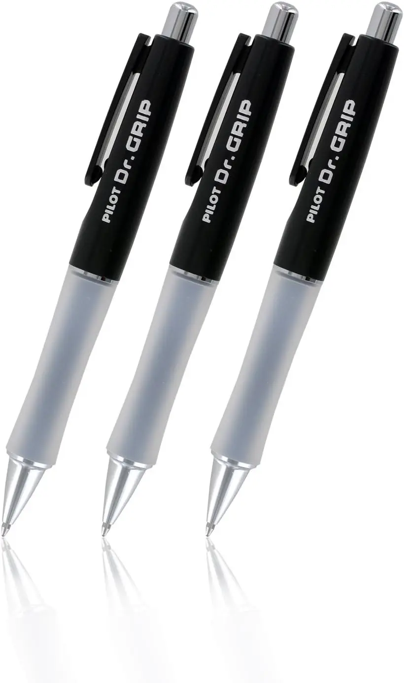 Retractable Ball Point Pen, Medium Point, Black Ink - Pack of 3
Retractable Ball Point Pen, Medium Point, Black Ink - Pack of 3