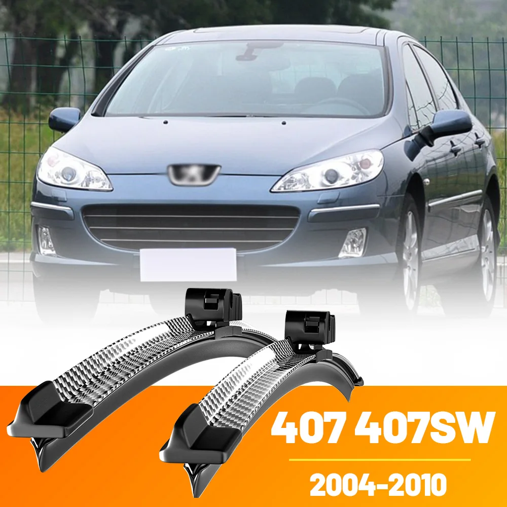 2pcs Front Windshield Windscreen Wiper Blades Carbon Fibre Wipers For Peugeot 407 407SW 2004-2010 2005 2006 2007 2008
2pcs Front Windshield Windscreen Wiper Blades Carbon Fibre Wipers For Peugeot 407 407SW 2004-2010 2005 2006 2007 2008