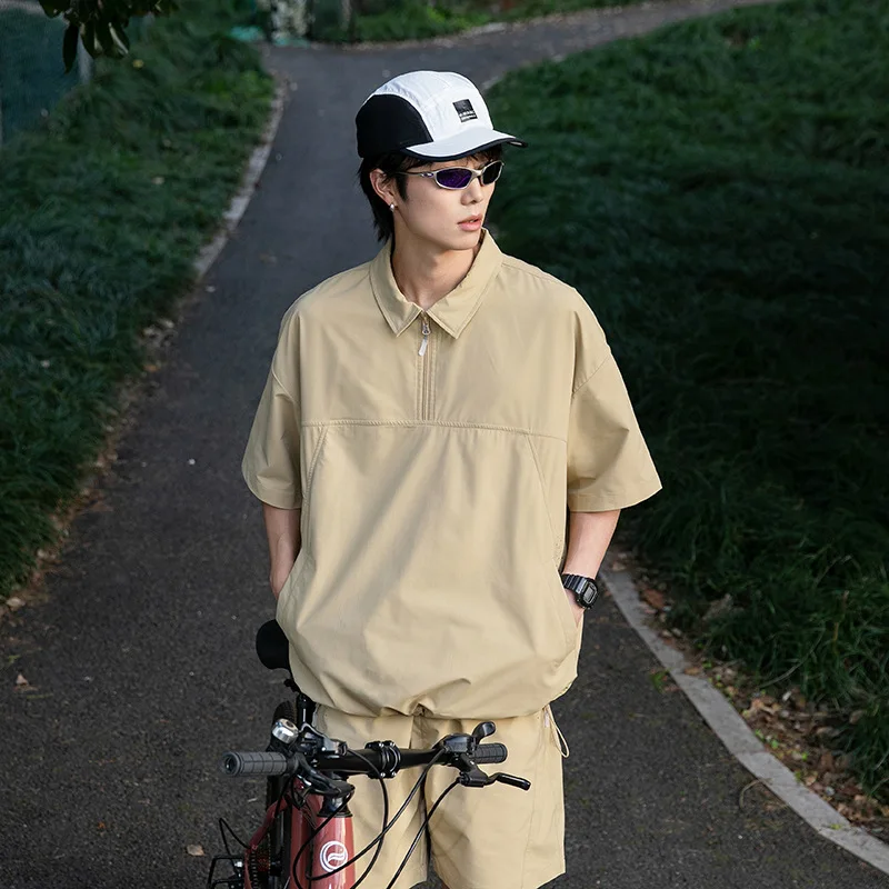 2026 Summer New Outdoor Sports Speed Drying T-shirt for Men Korean Fashion Thin Short Sleeve Casual Loose Men's T-shirt Unisex
2026 Summer New Outdoor Sports Speed Drying T-shirt for Men Korean Fashion Thin Short Sleeve Casual Loose Men's T-shirt Unisex