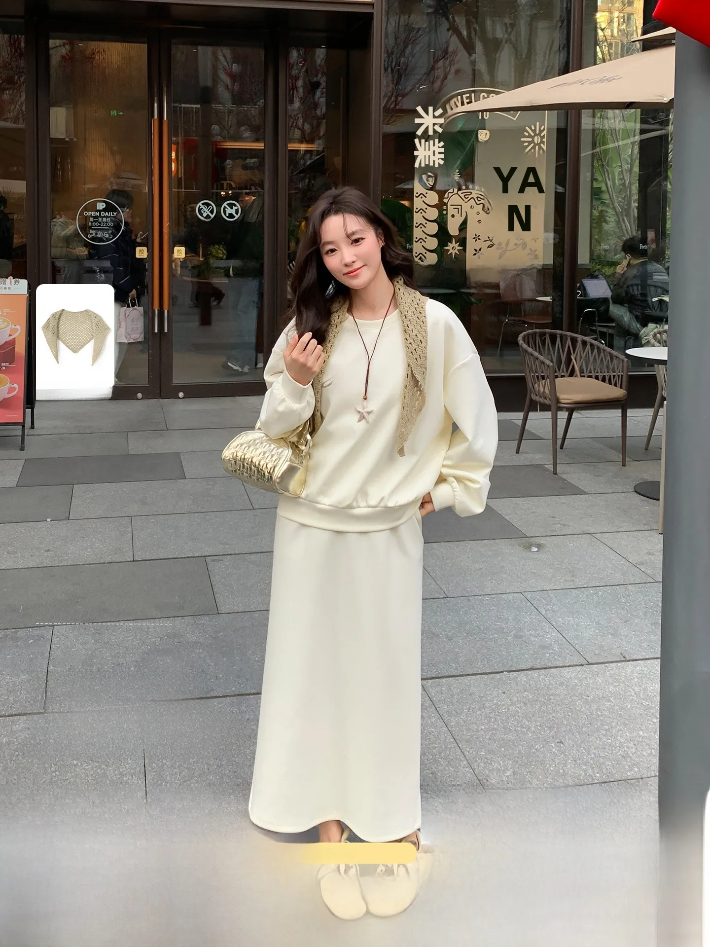 Korean Sle Letter Print Sweatirt Set High Waist Skirt Women's Faion Spring Outfit Two-Piece Ensemble Anni's Thoughts
Korean Sle Letter Print Sweatirt Set High Waist Skirt Women's Faion Spring Outfit Two-Piece Ensemble Anni's Thoughts