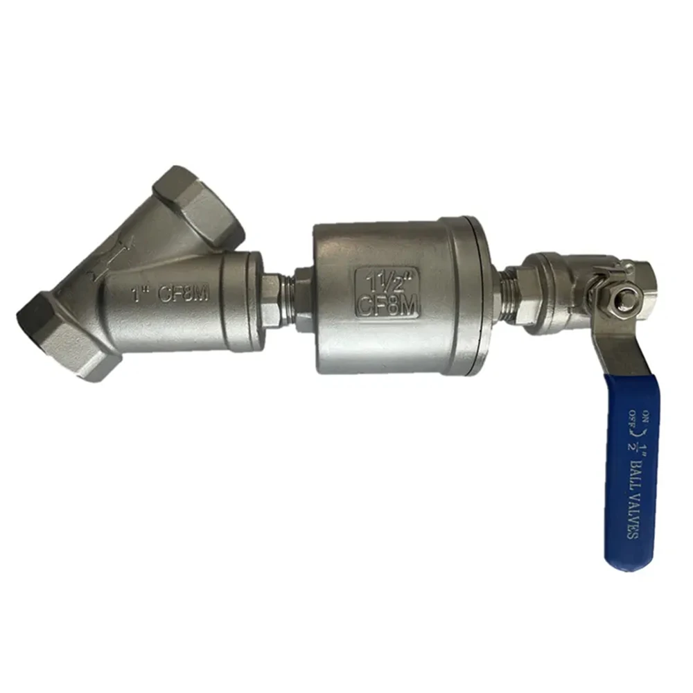 1" DN25 PT Thread 304 Stainless Steel Mesh Strainer Automatic Flushing Slag Y Filter
1" DN25 PT Thread 304 Stainless Steel Mesh Strainer Automatic Flushing Slag Y Filter