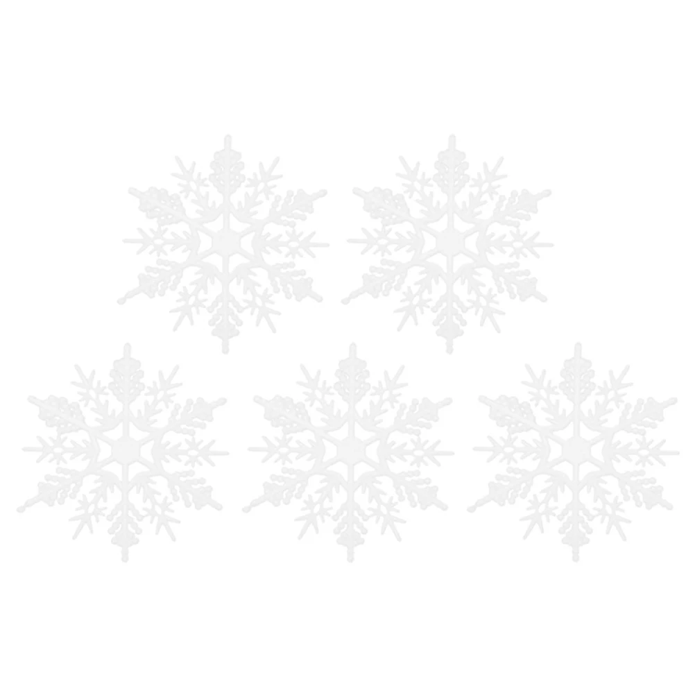5 Pcs Snowflake Decoration naments Plastic Hanging Christmas Tree Winter Party DIY Pendant Props Xmas Home Garden
5 Pcs Snowflake Decoration naments Plastic Hanging Christmas Tree Winter Party DIY Pendant Props Xmas Home Garden