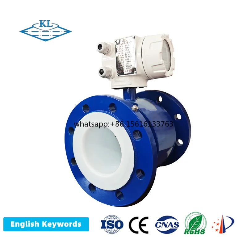 304 Stainless Steel Electromagnetic Flow Meter Liquid Control Intelligent Magnetic Electromagnetic Flowmeter with Sensor
304 Stainless Steel Electromagnetic Flow Meter Liquid Control Intelligent Magnetic Electromagnetic Flowmeter with Sensor