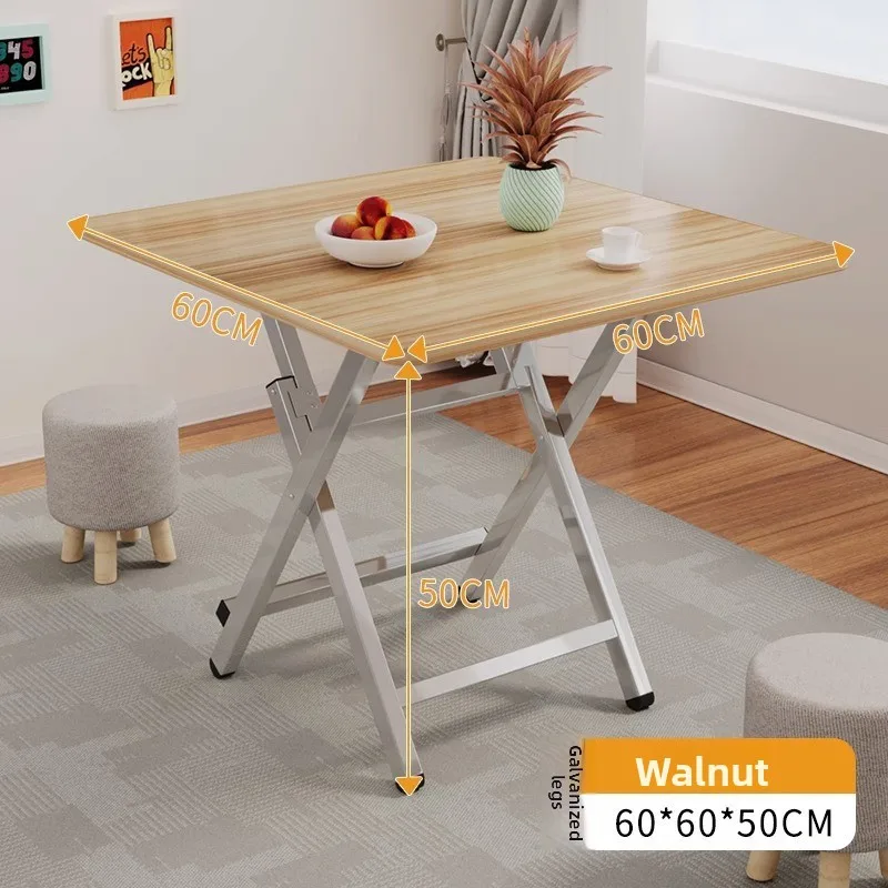 Foldable Dining Table Compact Round Square Small Table Home Use Outdoor Portable Street Stall Meals Coffee Table for Living Room
Foldable Dining Table Compact Round Square Small Table Home Use Outdoor Portable Street Stall Meals Coffee Table for Living Room