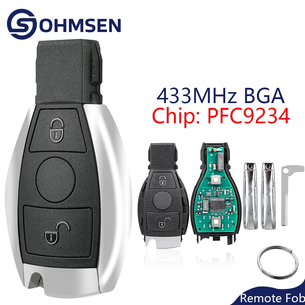 OHMSEN for Mercedes Benz C E Class W203 W2014 W210 W211 433MHz BGA 2B Smart Car Key Fob Chip: PFC9234
OHMSEN for Mercedes Benz C E Class W203 W2014 W210 W211 433MHz BGA 2B Smart Car Key Fob Chip: PFC9234