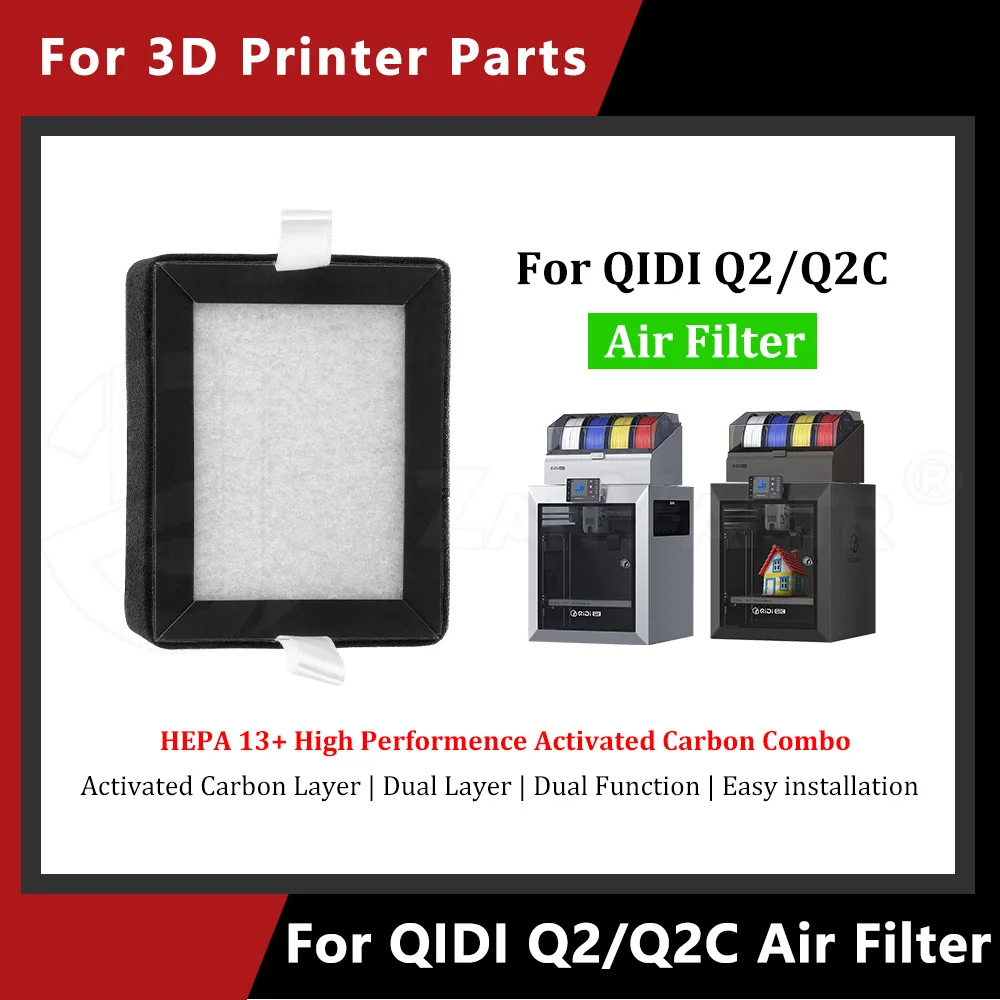 Premium for QIDI Q2 Air Filter 3-in-1 Purification System for 3D Printer Chamber Filtration Accessories
Premium for QIDI Q2 Air Filter 3-in-1 Purification System for 3D Printer Chamber Filtration Accessories