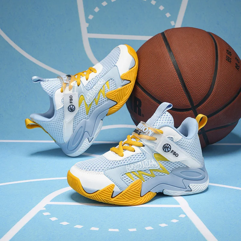 Children Basketball Shoes for Boys Girls Kids Teenagers Breathable Non-slip Lace Up Indoor Outdoor Training Sneakers Tennis Shoe
Children Basketball Shoes for Boys Girls Kids Teenagers Breathable Non-slip Lace Up Indoor Outdoor Training Sneakers Tennis Shoe