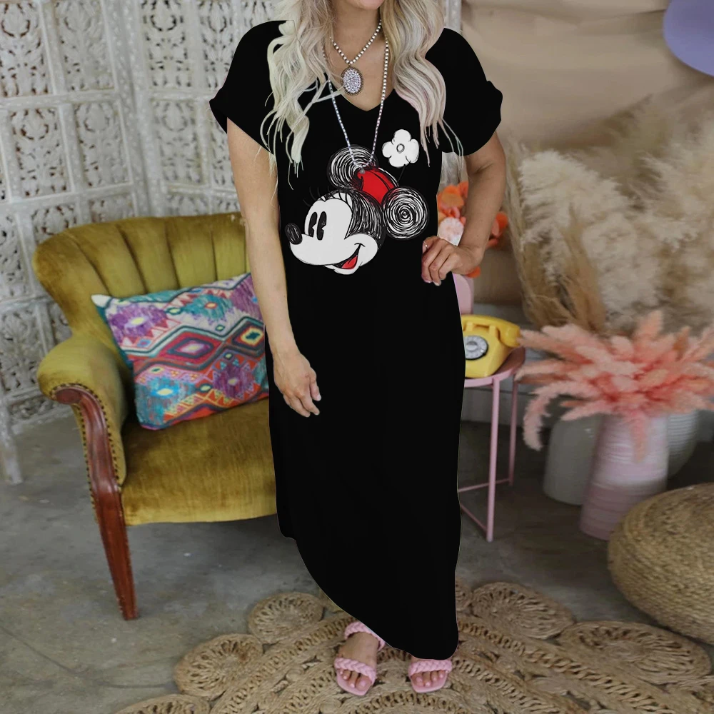 Maxi Dress Split Skirt Elegant Dresses for Women 2022 Print Robe Fashion Disney Minnie Mouse Mickey Evening Party Casual Women's
Maxi Dress Split Skirt Elegant Dresses for Women 2022 Print Robe Fashion Disney Minnie Mouse Mickey Evening Party Casual Women's