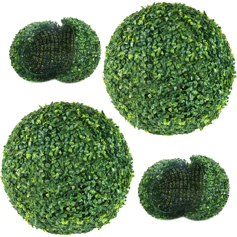 2 PCS 21 inch 8 Layers Artificial Plant Topiary Ball Outdoor UV Resistant Faux Boxwood Decorative Balls for Backyard
2 PCS 21 inch 8 Layers Artificial Plant Topiary Ball Outdoor UV Resistant Faux Boxwood Decorative Balls for Backyard