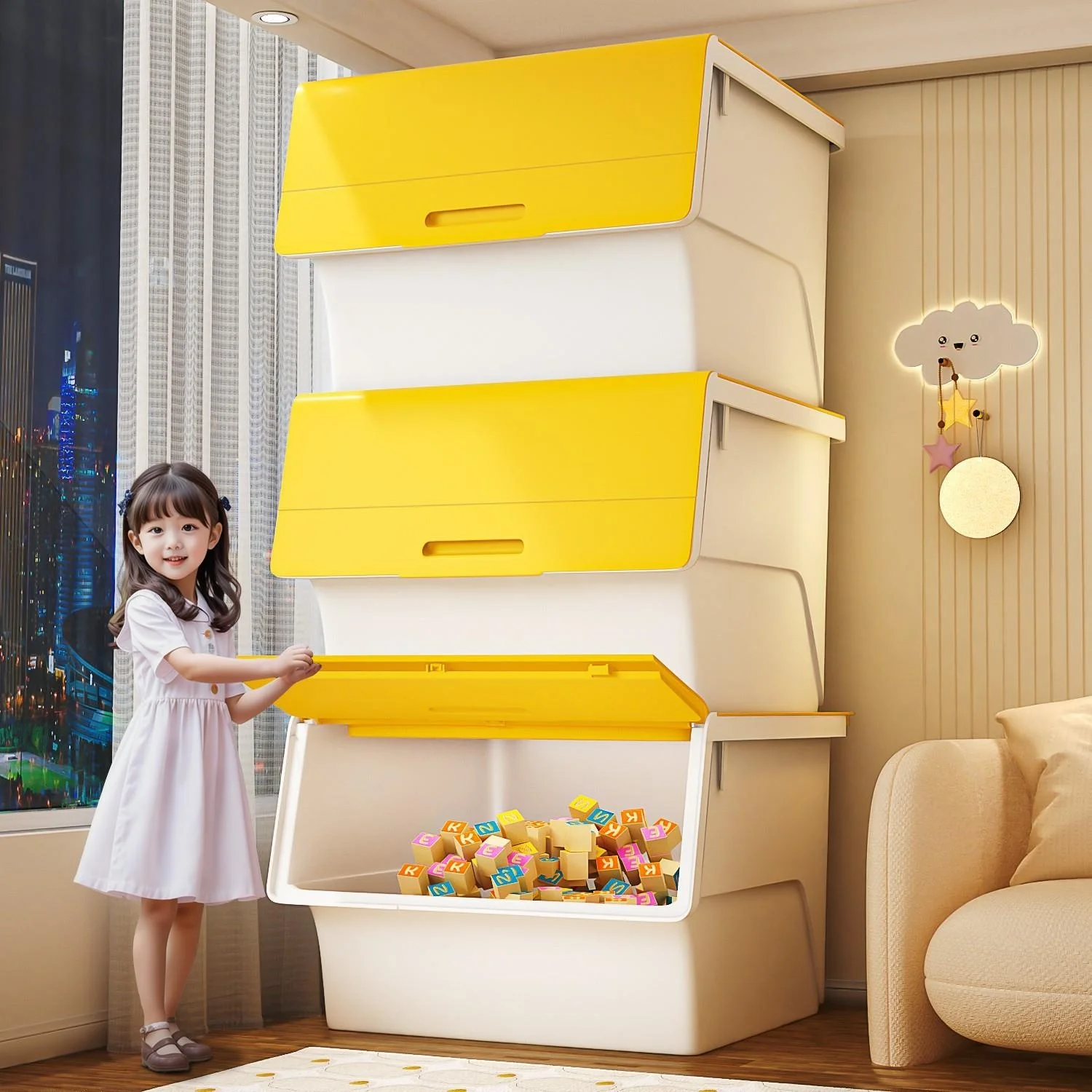 Children's Toy Storage Box Plastic Multi-layered Home Use Organizer for Clothes And Snacks Foldable And Portable Caddy
Children's Toy Storage Box Plastic Multi-layered Home Use Organizer for Clothes And Snacks Foldable And Portable Caddy