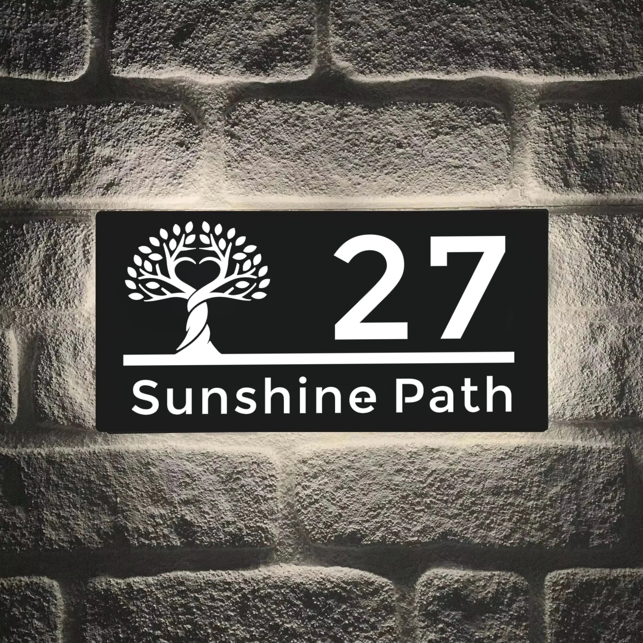 Personalized Tree of Life LED House Number Plaque Custom Acrylic Illuminated 3D Address Sign Box Waterproof Outdoor Business
Personalized Tree of Life LED House Number Plaque Custom Acrylic Illuminated 3D Address Sign Box Waterproof Outdoor Business