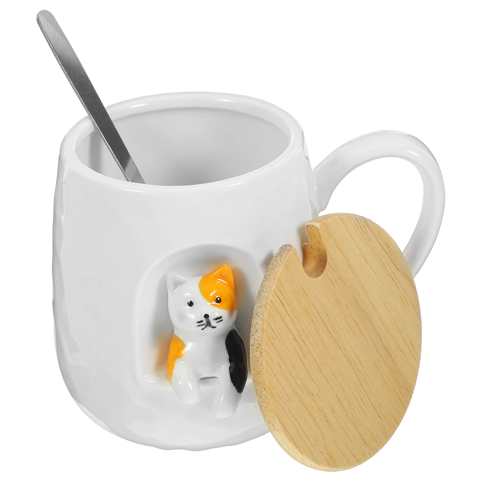 Cat Ceramic Mug Household Water Cup with Lid Spoon Ceramic Water Mug Tea Coffee Drinking Cup for Office Home Juice Mugs 
Cat Ceramic Mug Household Water Cup with Lid Spoon Ceramic Water Mug Tea Coffee Drinking Cup for Office Home Juice Mugs