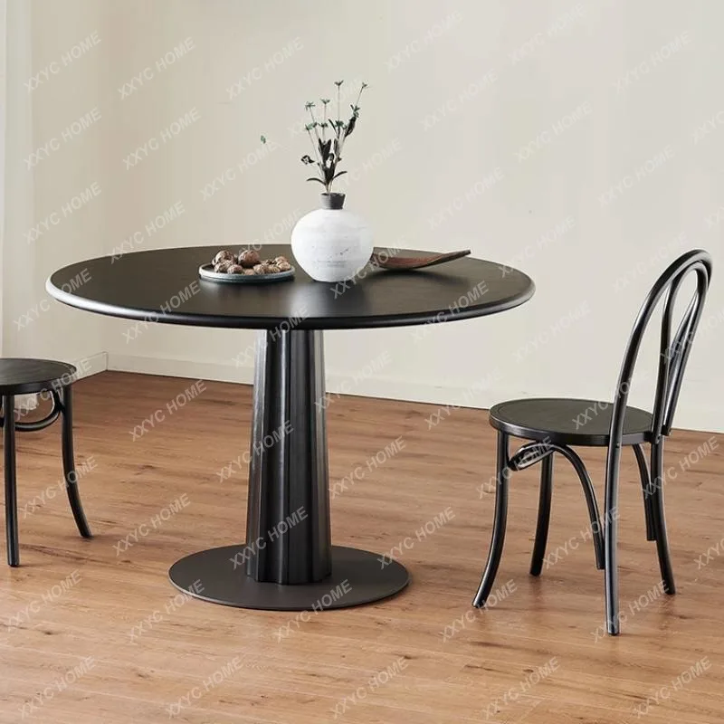 MC Solid wood round table dining high-end dining table, small apartment home balcony leisure table
MC Solid wood round table dining high-end dining table, small apartment home balcony leisure table