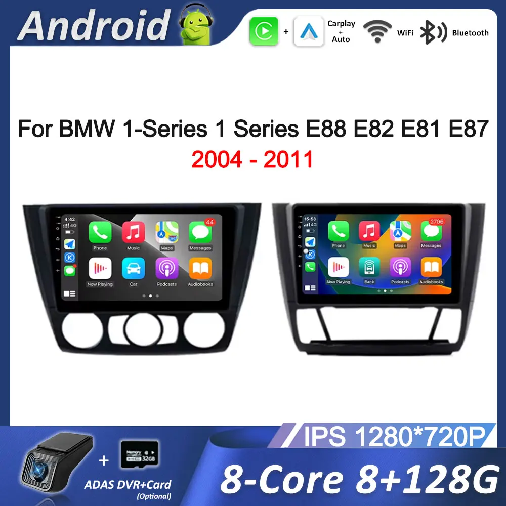 Car Audio Multimedia Player Navig GPS Android System for BMW 1-Series 1 Series E88 E82 E81 E87 2004 - 2011 Touch Screen WiFi BT
Car Audio Multimedia Player Navig GPS Android System for BMW 1-Series 1 Series E88 E82 E81 E87 2004 - 2011 Touch Screen WiFi BT