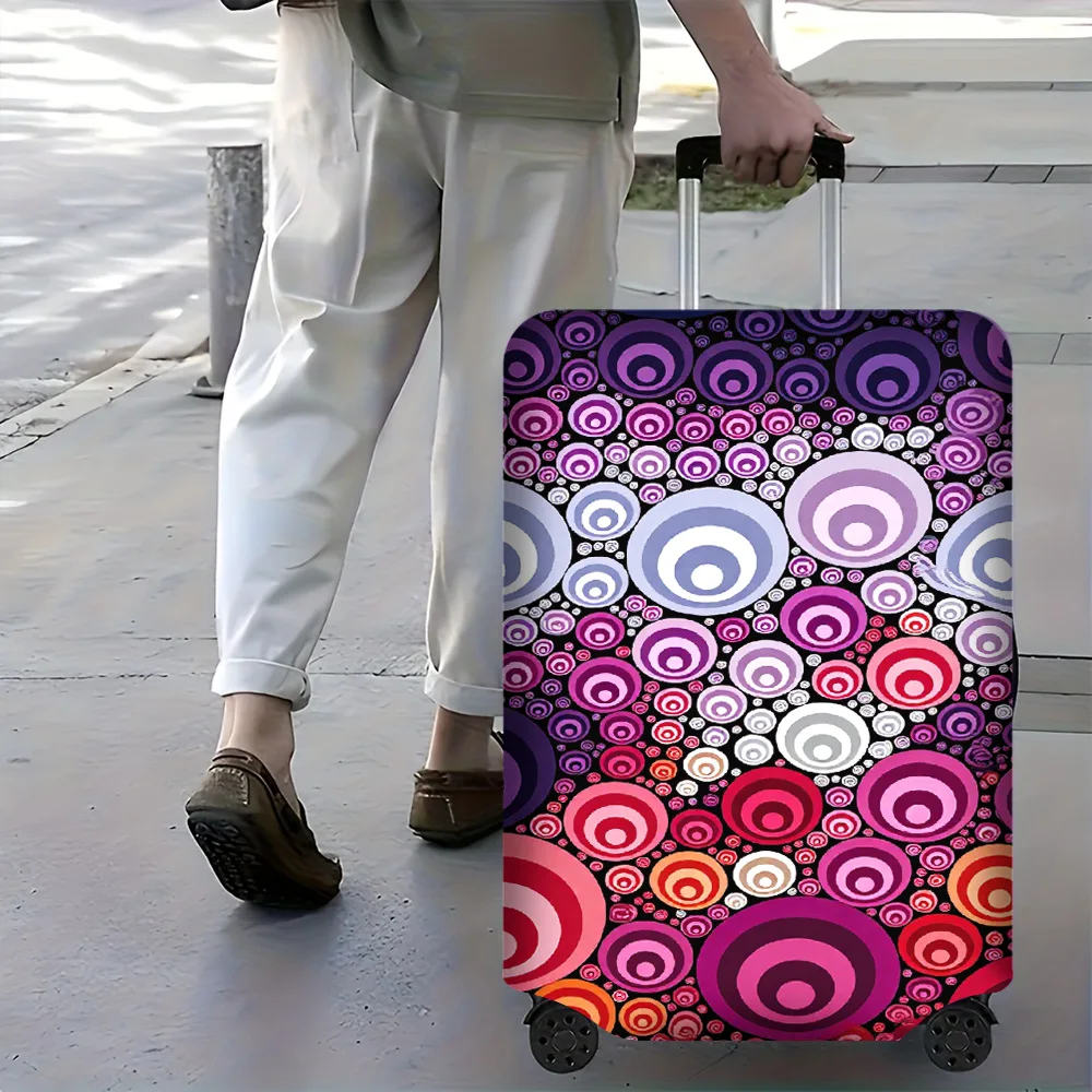 1PC Psychedelic Concentric Luggage Sleeve for luggage sizes 18-32 inches; dust and elastic travel accessories to effectively
1PC Psychedelic Concentric Luggage Sleeve for luggage sizes 18-32 inches; dust and elastic travel accessories to effectively