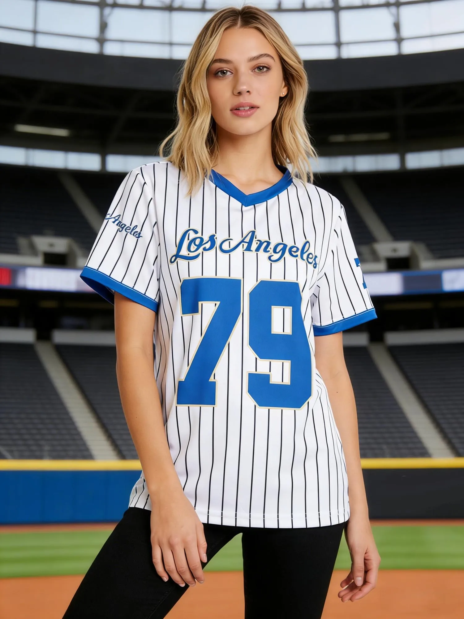 Women Print Letter Number Striped Sporty T Shirt V Neck Loose Casual Short Sleeve Top Oversized Breathable for Street Sports
Women Print Letter Number Striped Sporty T Shirt V Neck Loose Casual Short Sleeve Top Oversized Breathable for Street Sports