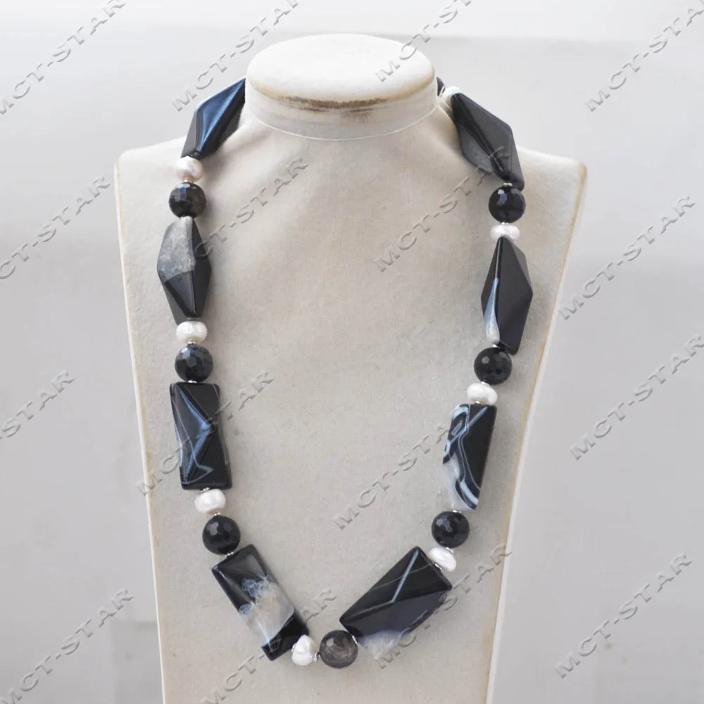 MTC·STAR 22 дюйма, 100% натуральное, 40 мм, белое, черное, кристаллическое, агатовое, пирамида, белое жемчужное ожерелье Rondelle (Z14183)
MTC·STAR 22 дюйма, 100% натуральное, 40 мм, белое, черное, кристаллическое, агатовое, пирамида, белое жемчужное ожерелье Rondelle (Z14183)