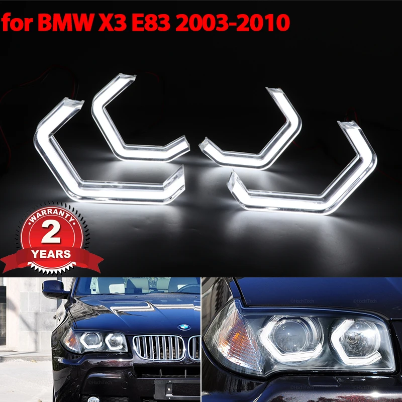 Для BMW X3 E83 2003-2010 автомобильные аксессуары концепция M4 знакованный стиль искусственные глаза ангела кольца
Для BMW X3 E83 2003-2010 автомобильные аксессуары концепция M4 знакованный стиль искусственные глаза ангела кольца