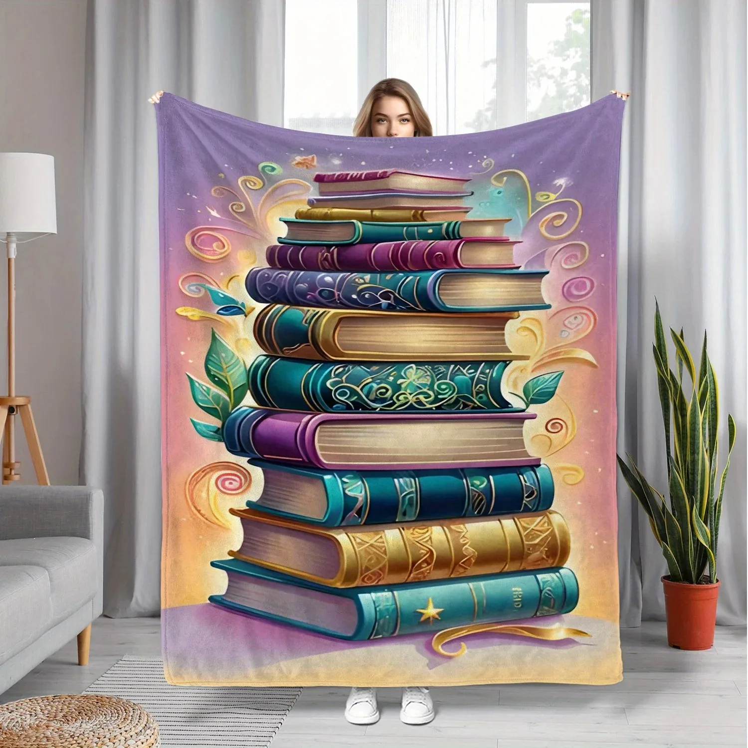 Cozy Flannel Throw Blanket Reading is My Happy Place Design Ultra Soft for Couch Bed Travel Camping Home Decor Book Lovers Gift
Cozy Flannel Throw Blanket Reading is My Happy Place Design Ultra Soft for Couch Bed Travel Camping Home Decor Book Lovers Gift