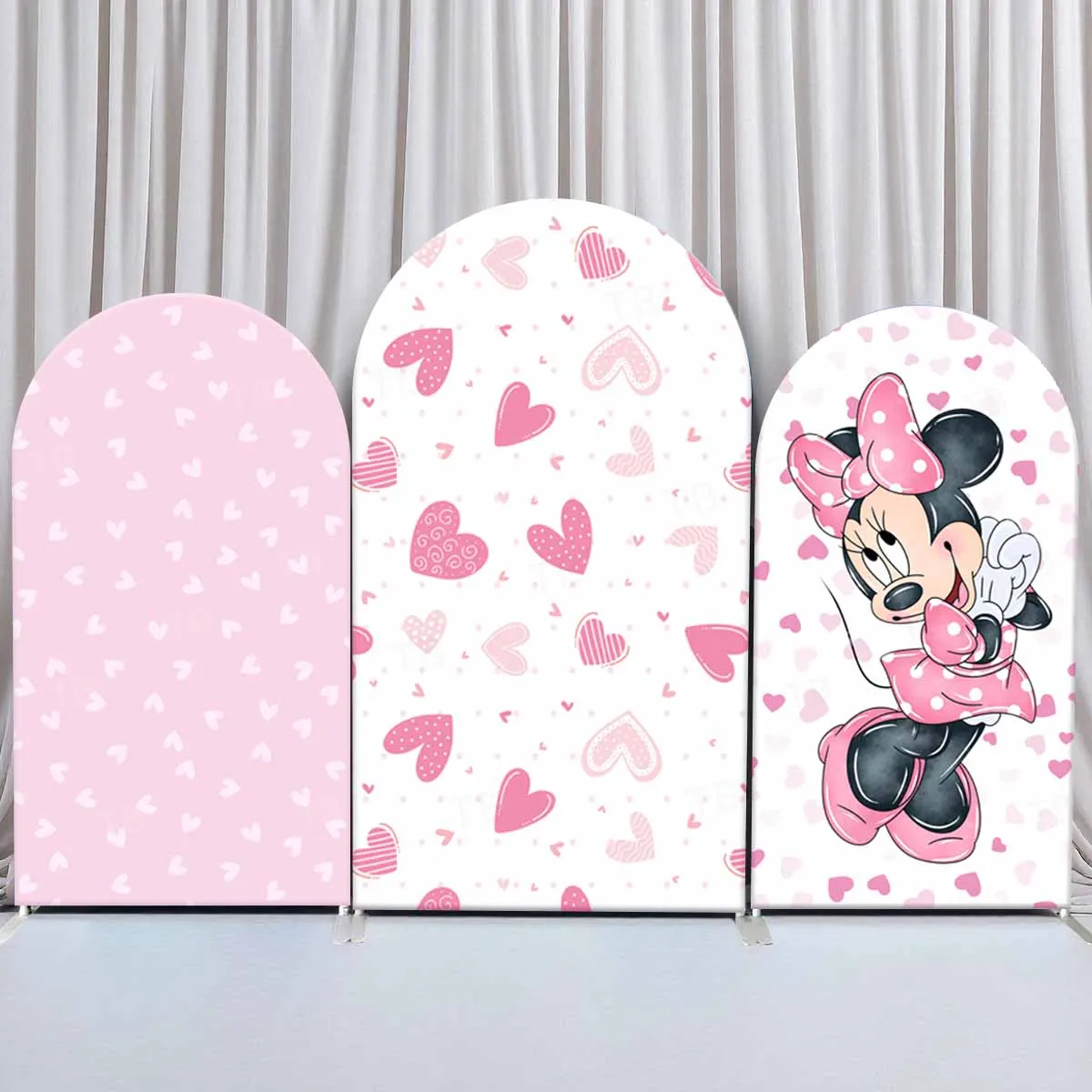 TB Minnie Mouse Pink Theme Arch Backdrop Cover for Girls Birthday Party Decor Baby Shower Photography Background Elastic Fabric
TB Minnie Mouse Pink Theme Arch Backdrop Cover for Girls Birthday Party Decor Baby Shower Photography Background Elastic Fabric