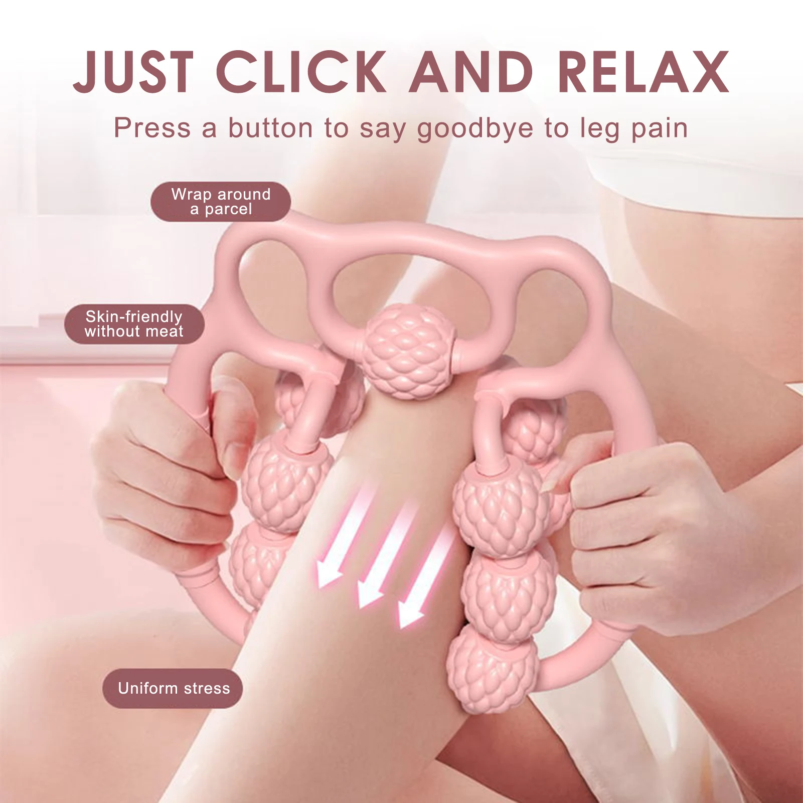 Yoga Massage Ball Double Row Circular Leg Clamp Massager For Running Yoga Dancing Pilates Household Sports Fitness Equipment
Yoga Massage Ball Double Row Circular Leg Clamp Massager For Running Yoga Dancing Pilates Household Sports Fitness Equipment