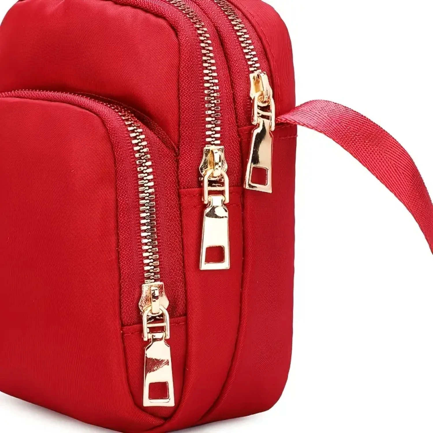 Small Waterproof Crossbody Bag with Multiple Zipper Pockets - Solid Color Mini Shoulder Purse Made from Durable Material
Small Waterproof Crossbody Bag with Multiple Zipper Pockets - Solid Color Mini Shoulder Purse Made from Durable Material