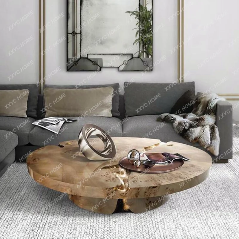 Postmodern light luxury high-end customized coffee table
Postmodern light luxury high-end customized coffee table