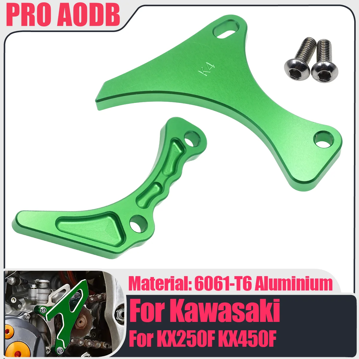 For Kawasaki KX250F 2004-2016 Aluminum Guard Cover Chain Sprocket Cover Case Saver Engine Protector KX450F 2006-2015 KXF 250 450
For Kawasaki KX250F 2004-2016 Aluminum Guard Cover Chain Sprocket Cover Case Saver Engine Protector KX450F 2006-2015 KXF 250 450