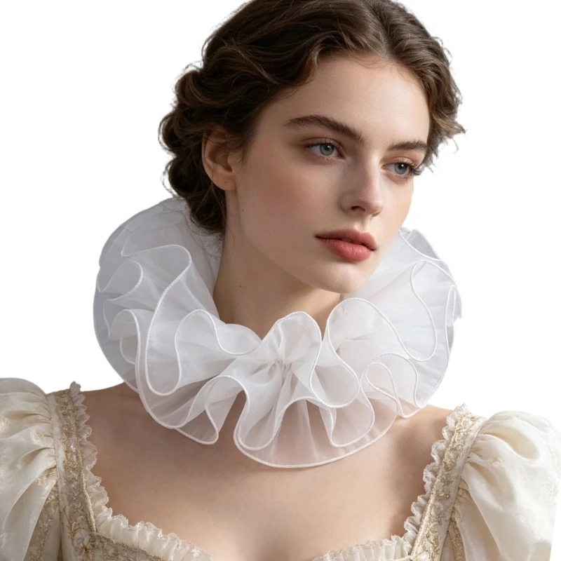 Elizabethan False Collar Victorian Styles Detachable Collar Neckpiece For Women Girl Music Festival Outfit Enhancement
Elizabethan False Collar Victorian Styles Detachable Collar Neckpiece For Women Girl Music Festival Outfit Enhancement