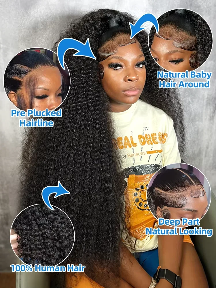 30 Inches Deep Wave 13x6 HD Transparent Lace Frontal Wigs Human Hair For Black Women Peruvian Natural Curly Weave Lace Front Wig
30 Inches Deep Wave 13x6 HD Transparent Lace Frontal Wigs Human Hair For Black Women Peruvian Natural Curly Weave Lace Front Wig