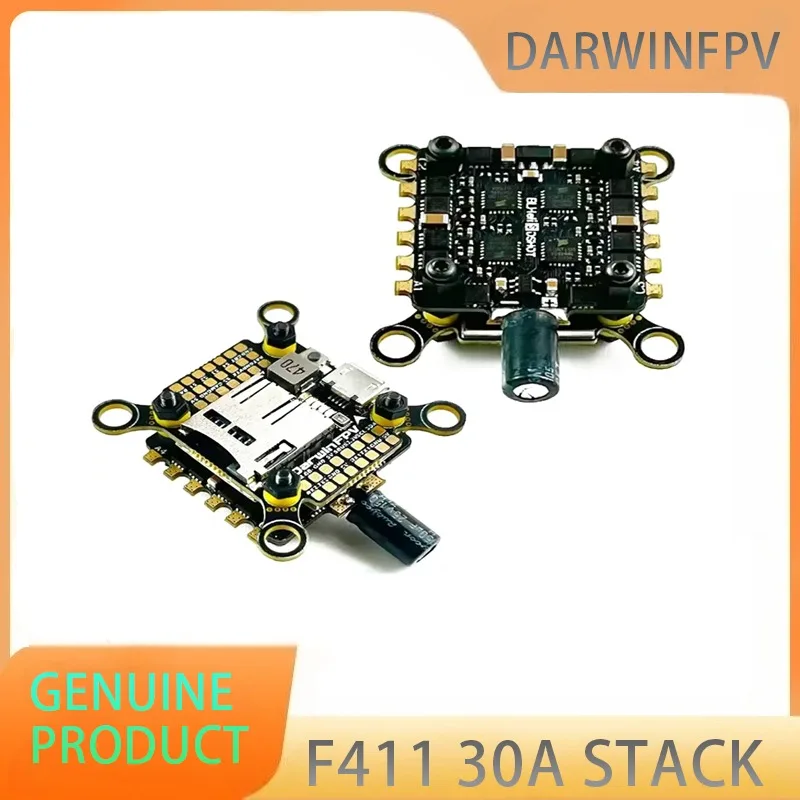 DarwinFPV F411 Stack 3-4S F411 FC MPU6500 4in1 30A ESC Bluejay Surports Dshot600.Oneshot125 Cineape 25 Quadcopter
DarwinFPV F411 Stack 3-4S F411 FC MPU6500 4in1 30A ESC Bluejay Surports Dshot600.Oneshot125 Cineape 25 Quadcopter