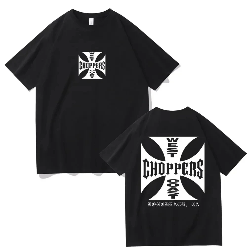 Летняя модная футболка женская, футболка с принтом West Coast Choppers, повседневная футболка с коротким рукавом и круглым вырезом, винтажная одежда, футболка Ins Y2k
Летняя модная футболка женская, футболка с принтом West Coast Choppers, повседневная футболка с коротким рукавом и круглым вырезом, винтажная одежда, футболка Ins Y2k